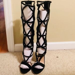 Sexy open boots - worn once